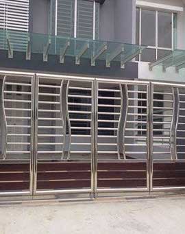 Metal Curved Staircase
